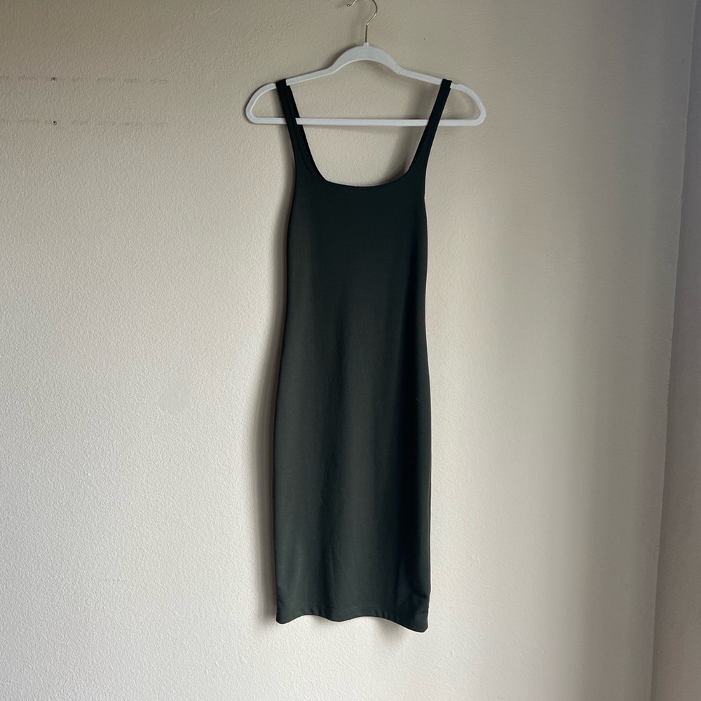 Zara Tank Dress _ Olive Green